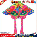 90x50cm Bright Cloth Colorful Butterfly Kite Outdoor Foldable Kites (A) Newly