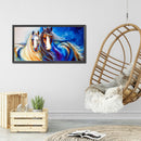 5D DIY Full Round Drill Diamond Paint Horse Mosaic Rhinestone Drawing Picture