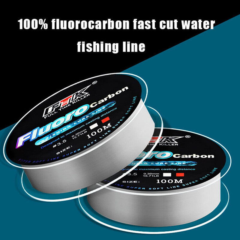 100m Durable Nylon Fishing Main Line Wear-Resistant Long Casting Fishing Wire