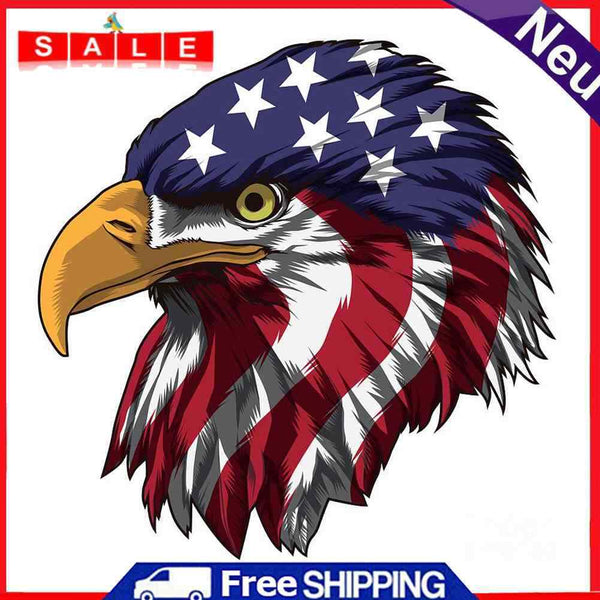 Hand Painted on Canvas DIY Flag Eagle Oil Paint By Numbers Drawing Kit Ornaments