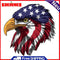 Hand Painted on Canvas DIY Flag Eagle Oil Paint By Numbers Drawing Kit Ornaments