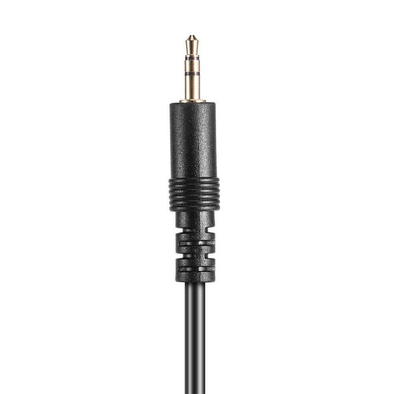 3.5mm 3 Pole Stereo Male to AV Screw Video Shield 30cm Balun Terminal Cable