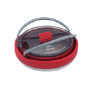Silicone Folding Kettle Portable Tea Cooker Mini Boiling Water Pot (Red) Newly