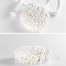 Wipe Hands Towel Ball Super Absorbent Fast Drying Chenille Towels (White) Newly