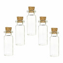 Wholesale 4pcs 10ML 22x50mm Small Empty Clear Glass with Bottles Cork Vials S4Y9