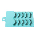 Cosmetic Long Thick Cross False Eyelashes Handmade Eye Lashes Extension Black