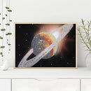 5D Diamond Painting Planet Partial Special Shape Rhinestone DIY Home Decora
