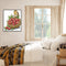 14CT Printed Partial Cross Stitch DIY Bird Cherry Hand Painting Bedroom Decor