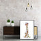 Oil Paint by Numbers Lady Canvas Artwork Living Room Art Picture Decoration Kit