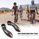 2x Bicycle Handlebar Grip Light 3 Modes MTB Turn Signal Safety Warning Lamp