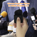 3pcs Silicone Protective Case for RODE Wireless Go II Microphone (Black) Newly