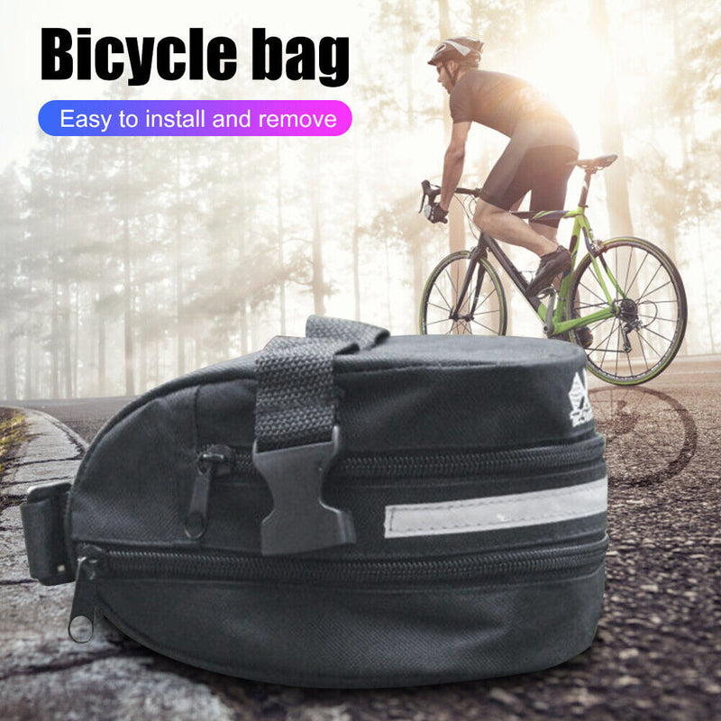 Bicycle Cycling Saddle Bags Case MTB Road Bike Frame Mobile Phone Holder Pouch
