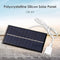 1W 6V Portable Solar Panel Mini DIY Solar System for Phone Power Bank Fan C