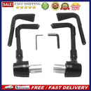 22mm/0.87" Motorcycle Brake Clutch Lever Protector Hand Guard (Black)