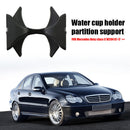 For Benz C Class W204 Center Console Water Cup Holder Insert Divider Black Newly