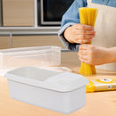 Plastic Microwave Noodles Pasta Storage Box Vegetable Strainer Kitchen Gadgets