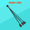 Computer Cooler Cooling Fan Splitter 6 PIN to 3x4PIN 12V Power Cable Wire