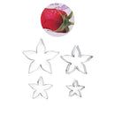 Roses Calyx Fondant Cake Decor Tools Stainless Steel Baking Mold (4pcs)