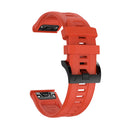 Silicone Strap for Garmin Fenix 7/6 Pro/5 22mm Sport Watch Bracelet (Red) Newly