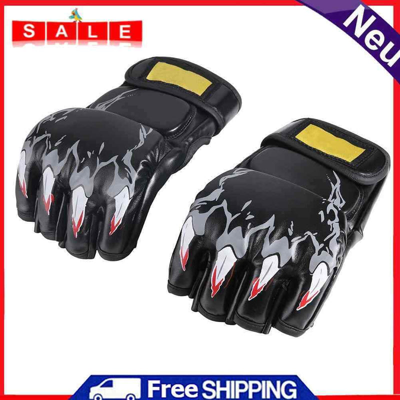 Occitop Grappling Half Finger MMA Gloves Training Punching Boxing Sparring Han