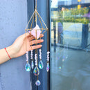 Crystal Ball Windchime Ornaments Star Pendant Hanging Drop Window During Crafts