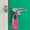 Mini 3 Digit Combination Padlock Zinc Alloy Travel Luggage Lock (Pink) Newly