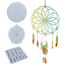 Epoxy Molds DIY Feather Pendant Dream Catcher Mold Wall Hanging Decor 3 Piece
