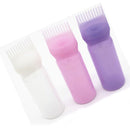 Multicolor shampoo bottle Hair dye bottle Refillable Bottle comb tooth bottle