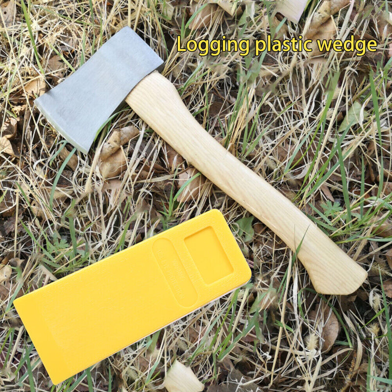 Tree Felling Wedge Felled Chock Cutting Spiked Wedge for Logging (8 inch) Newly