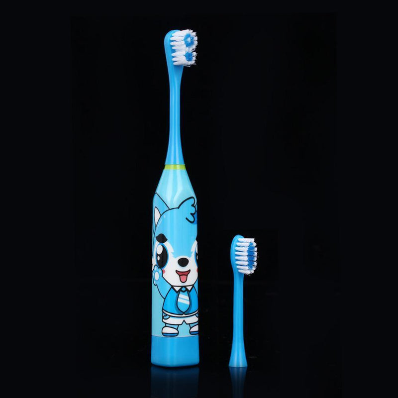 Children Auto Electric Toothbrush Ultrasonic Waterproof Tooth Brush (Blue)