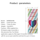 Handaiyan Colored Eyeliner Waterproof Eyeliner Pencil Long Lasting Matt (C)