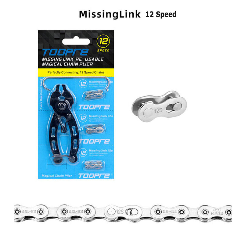 TOOPRE MTB Bike Chain Quick Link Tool Master Link Repair Pliers Kits (12S)
