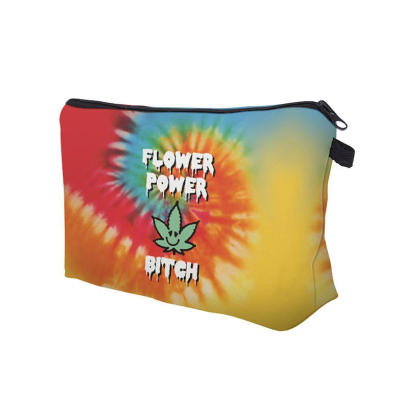 Women Portable Letter Print Clutch Cosmetic Storage Pouch Makeup Bag (17)