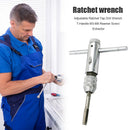 Adjustable Ratchet Tap Drill Wrench T-Handle M3-M8 Reamer Screw Extractor Newly