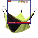 Small Animal Hammocks Warm Plush Small Rabbit Bed Hammock Sugar Gliders Cag
