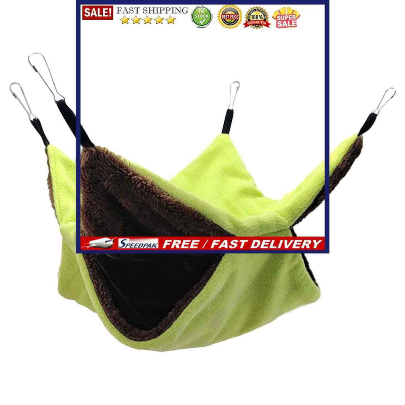 Small Animal Hammocks Warm Plush Small Rabbit Bed Hammock Sugar Gliders Cag