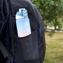 1000ML One-button Lock Sports Water Cup Leak-proof for Gym Outdoor (Blue) Newly