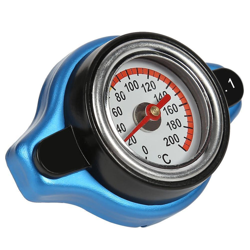 Big Head Car Temperature Gauge Meter with Utility Thermal Radiator Cap Tank Cover