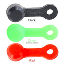 50pcs RISK Bicycle Bleed Nipple Screw Cap Oil Disc Brake Dust Cover (Black)