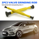 2x Valve Lapper Double Ended Suction Cup Valve Lapping Stick with Plastic Handle