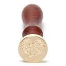 Retro Wedding Pattern Wax Seal Stamp Fire Painting Stamping Envelope Gifts Cards