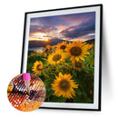 Flower Series 5D DIY Full Round Drill Diamond Painting Mosaic Decor Kits 30x4