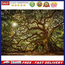 Full Round Drill Diamond Drawing Decor Tree Forest Landscape DIY Painting K