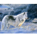 Snow Wolf 5D Diamond DIY Painting Craft Kit Home Decor