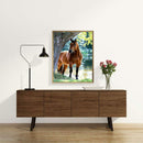 5D DIY Diamond Painting Kits Full Round Drill Horse Mosaic Picture Animal Crafts