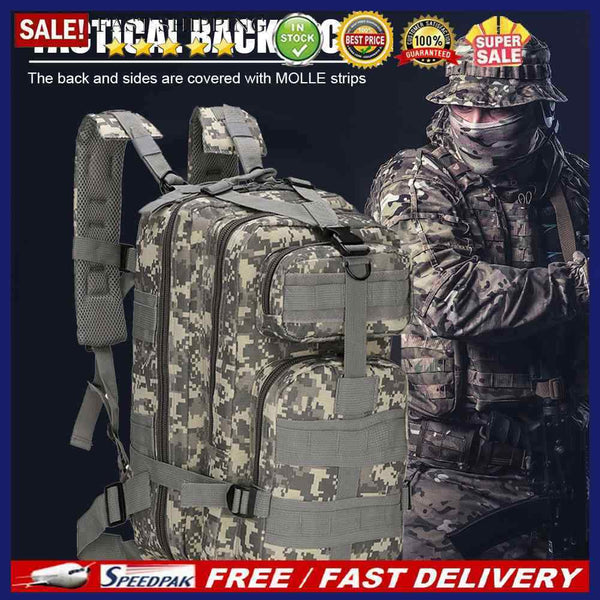 Camping Backpack 600D Oxford Waterproof Hiking Knapsack Trekking Bag for Fishing