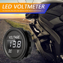 D1 LED Display Digital Panel Voltmeter Voltage Meter for 12-24V Car Motorcy