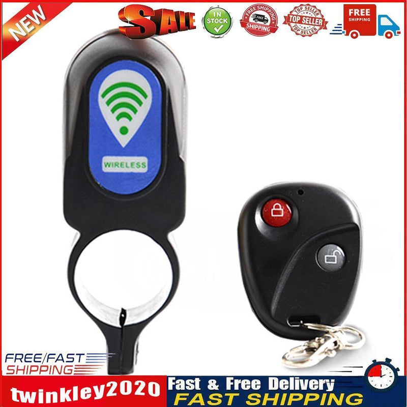 Wireless Remote Control Bike Anti-Theft Bell Scooter Cycling Safety Alarm Newly