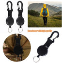 Keychain EDC Tool Badge Reel Clip Key Hanging Anti-lost Keychain Elastic Buckle