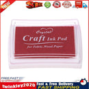 Inkpad DIY Home Stamp Ink Pad Scrapbooking Printing Stationery(Red) Newly
